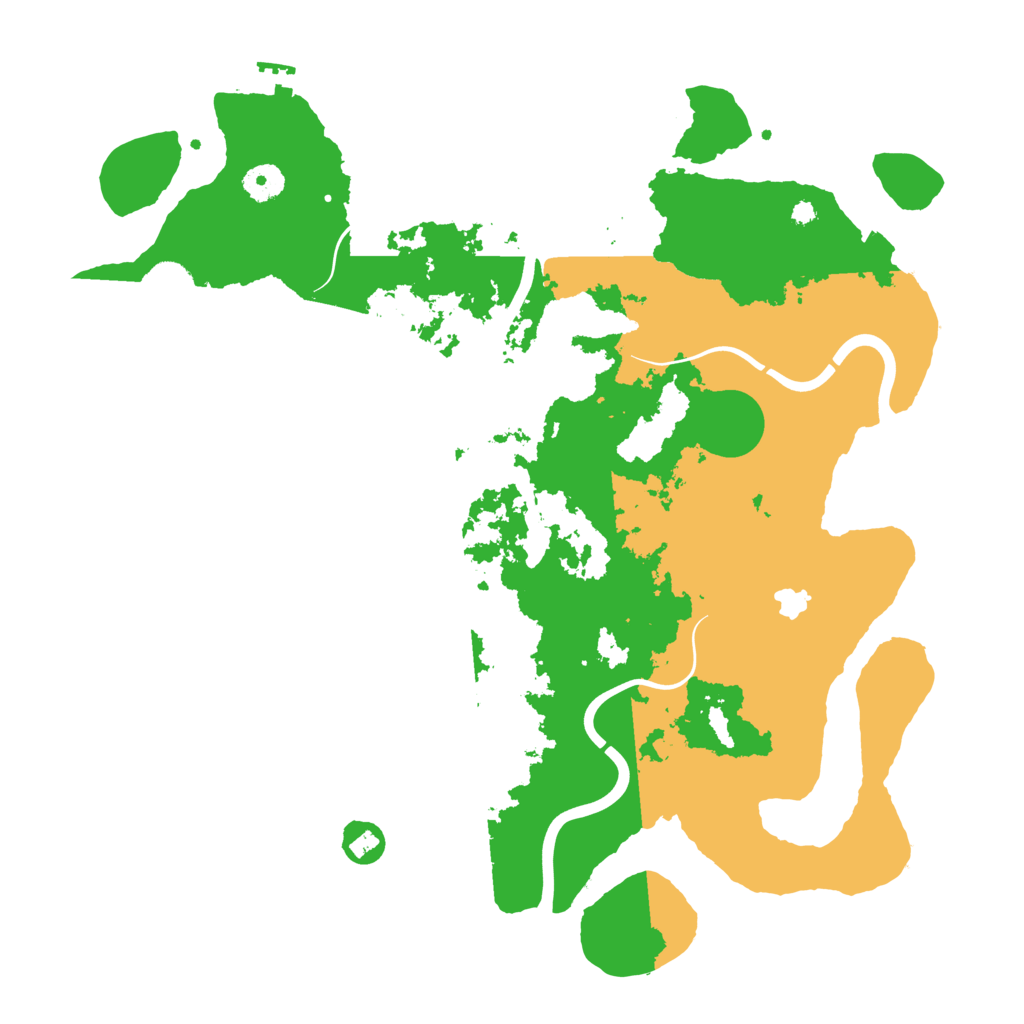 Biome Rust Map: Procedural Map, Size: 4000, Seed: 149216520