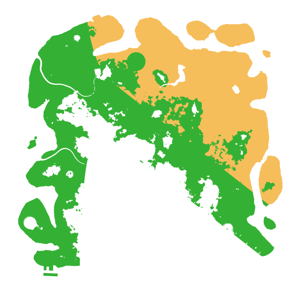 Biome Rust Map: Procedural Map, Size: 4250, Seed: 258504