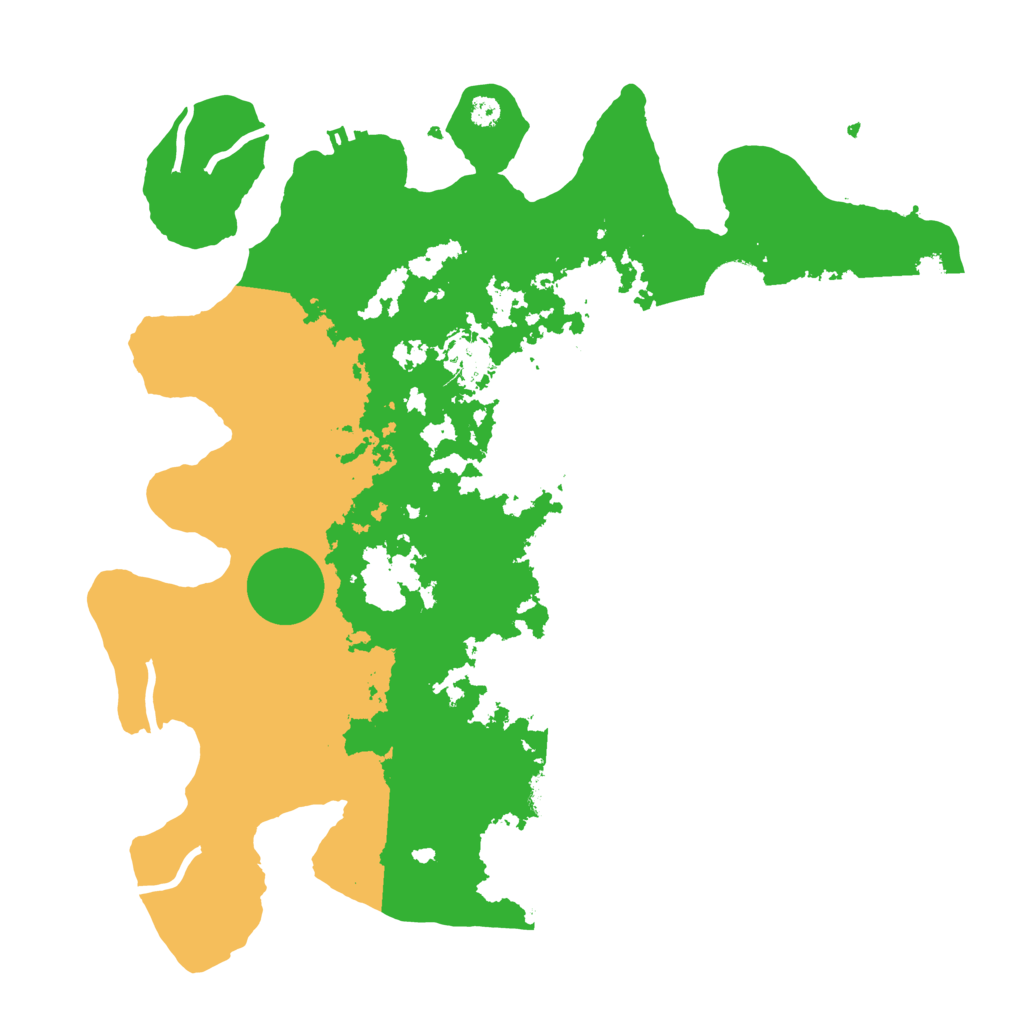 Biome Rust Map: Procedural Map, Size: 3500, Seed: 2552513