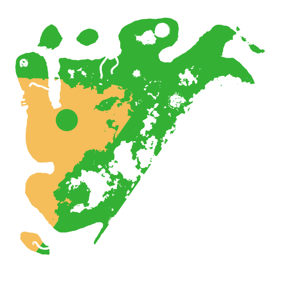 Biome Rust Map: Procedural Map, Size: 3500, Seed: 23786480