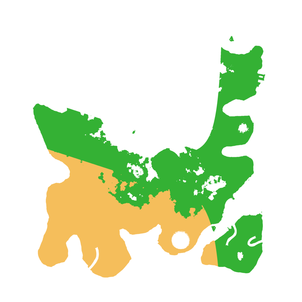 Biome Rust Map: Procedural Map, Size: 3000, Seed: 38595954