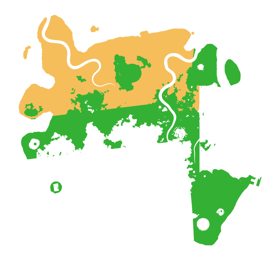 Biome Rust Map: Procedural Map, Size: 3750, Seed: 666777420