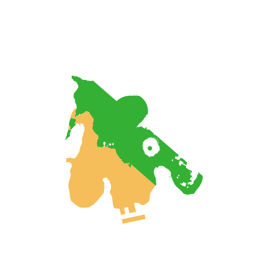 Biome Rust Map: Procedural Map, Size: 2200, Seed: 992183714