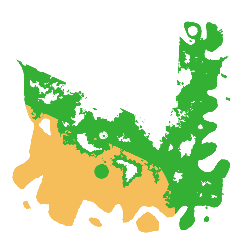Biome Rust Map: Procedural Map, Size: 4500, Seed: 158504