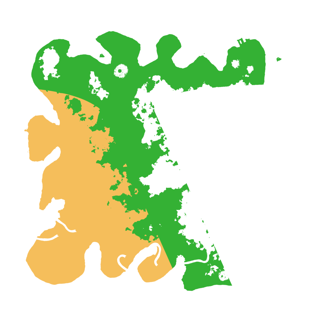 Biome Rust Map: Procedural Map, Size: 3500, Seed: 571037719