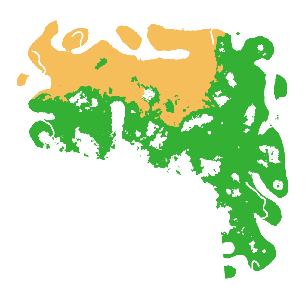 Biome Rust Map: Procedural Map, Size: 4500, Seed: 210289