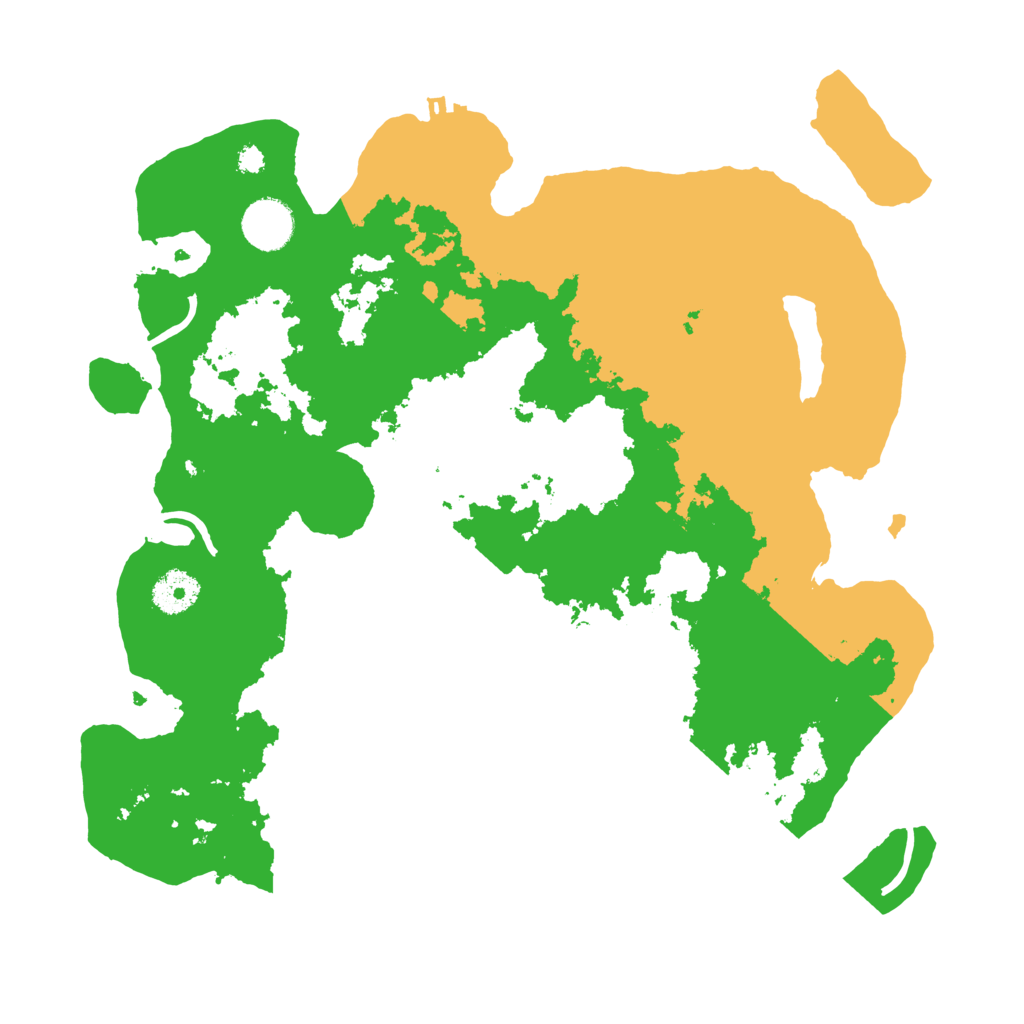 Biome Rust Map: Procedural Map, Size: 3500, Seed: 1278930043