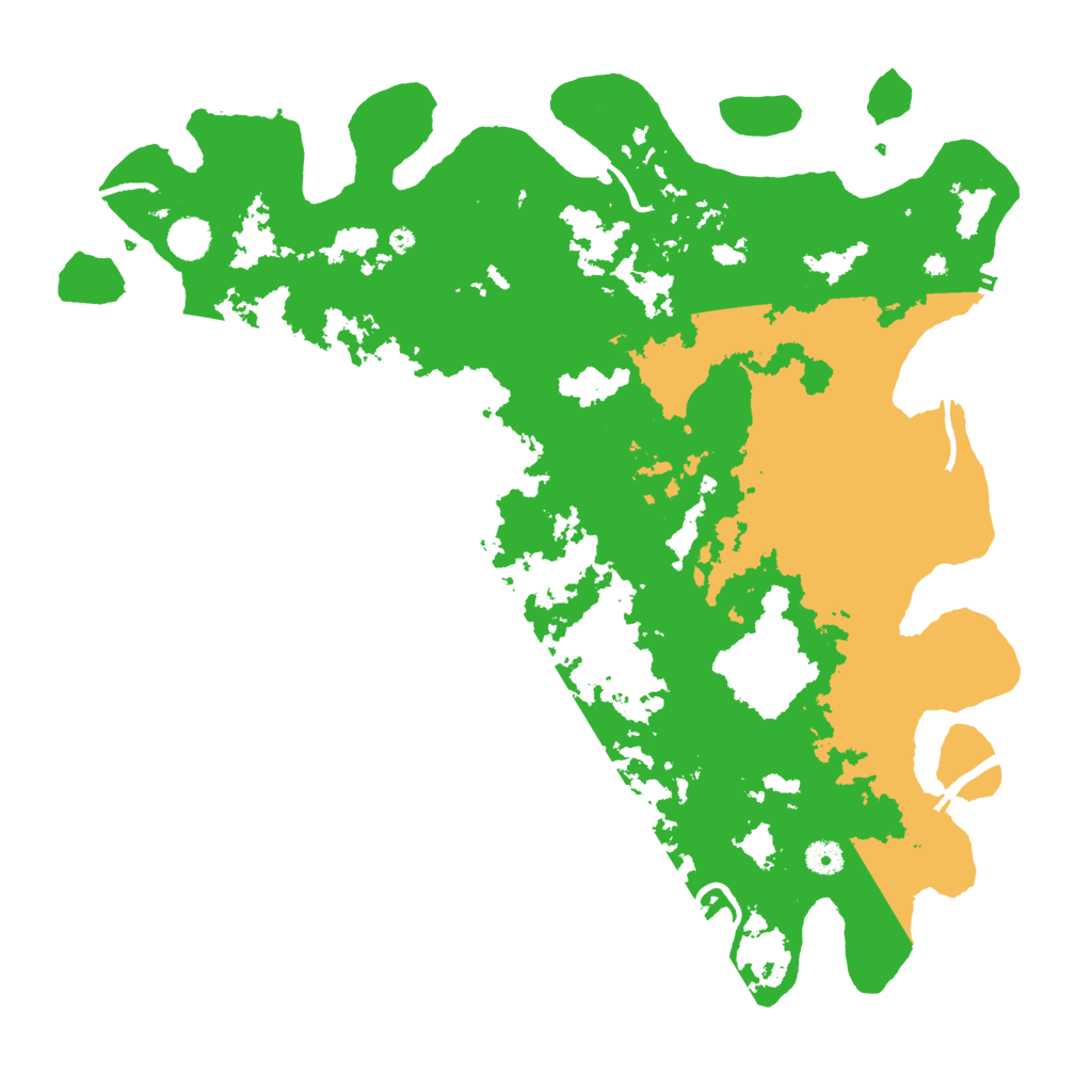 Biome Rust Map: Procedural Map, Size: 4500, Seed: 337057609