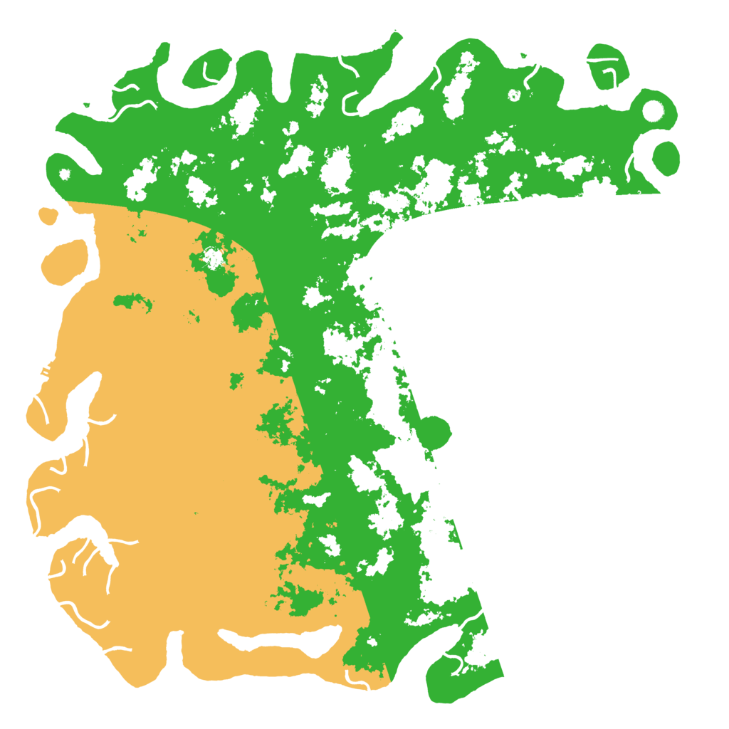 Biome Rust Map: Procedural Map, Size: 6000, Seed: 198348333