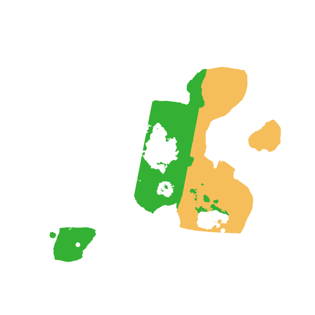 Biome Rust Map: Procedural Map, Size: 2000, Seed: 52295421