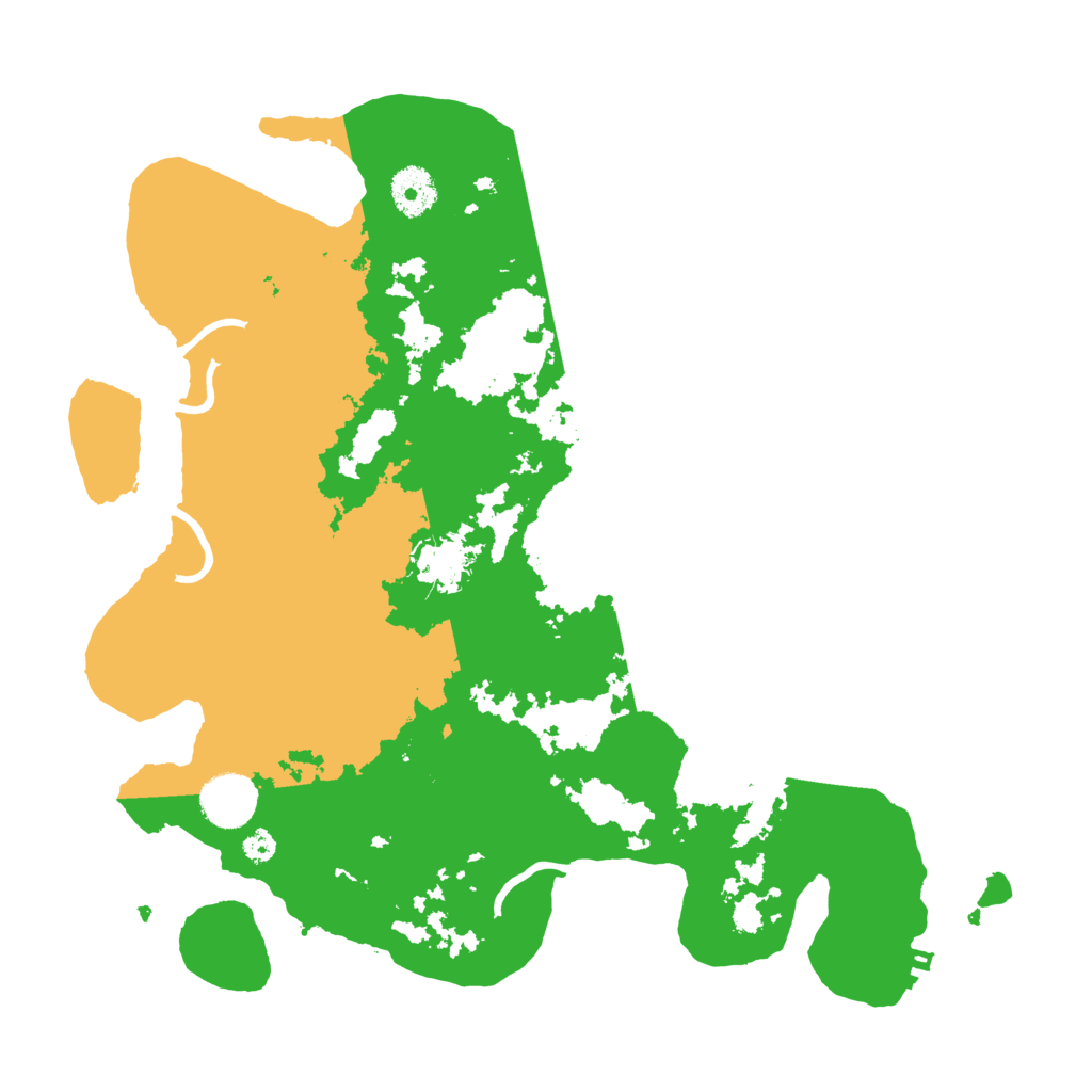 Biome Rust Map: Procedural Map, Size: 3500, Seed: 1858682082