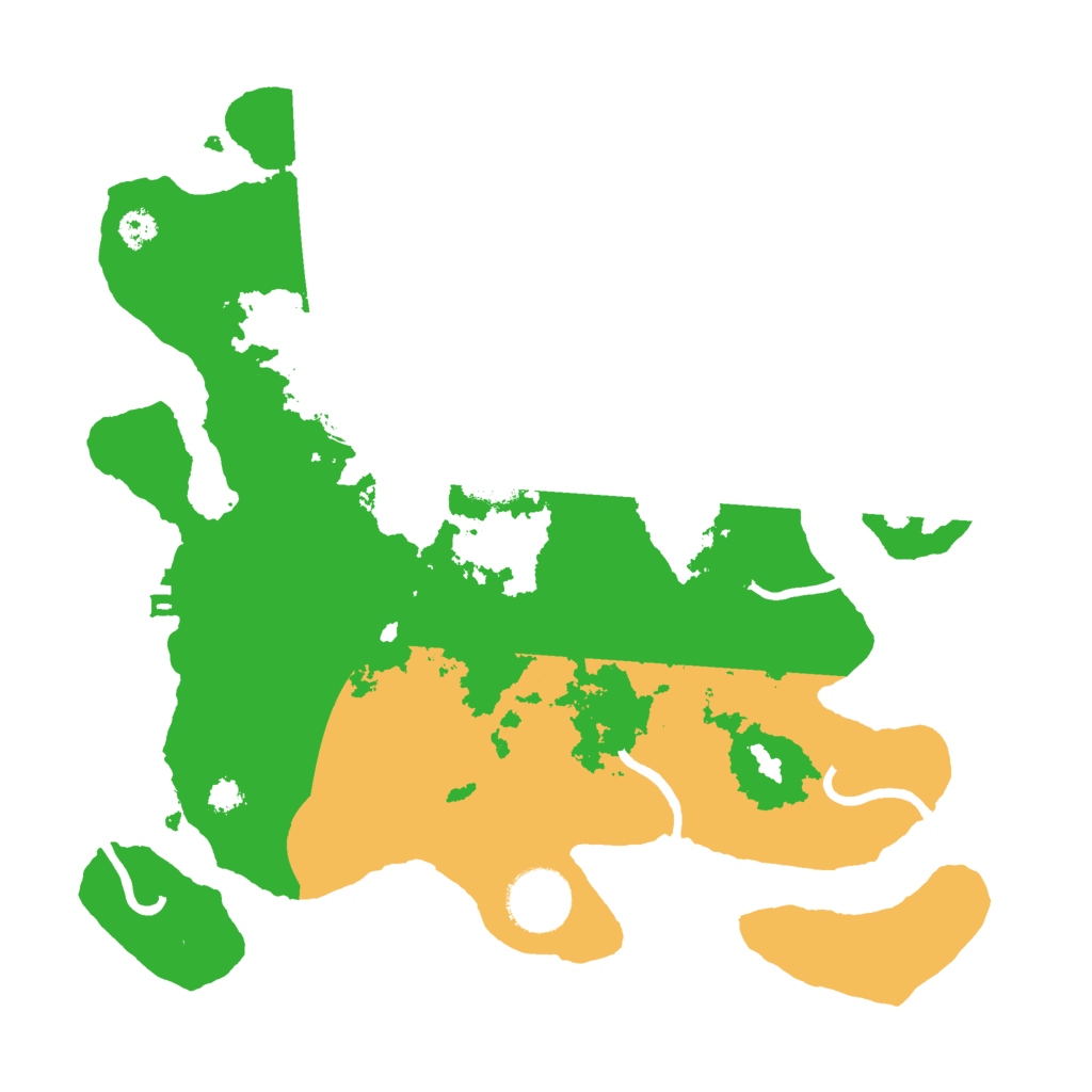 Biome Rust Map: Procedural Map, Size: 3000, Seed: 86723724