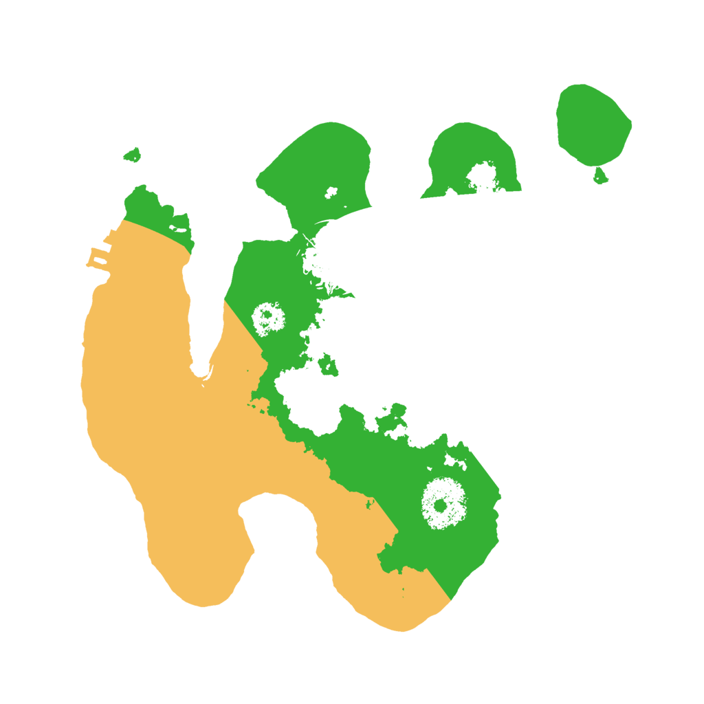 Biome Rust Map: Procedural Map, Size: 2200, Seed: 937200110