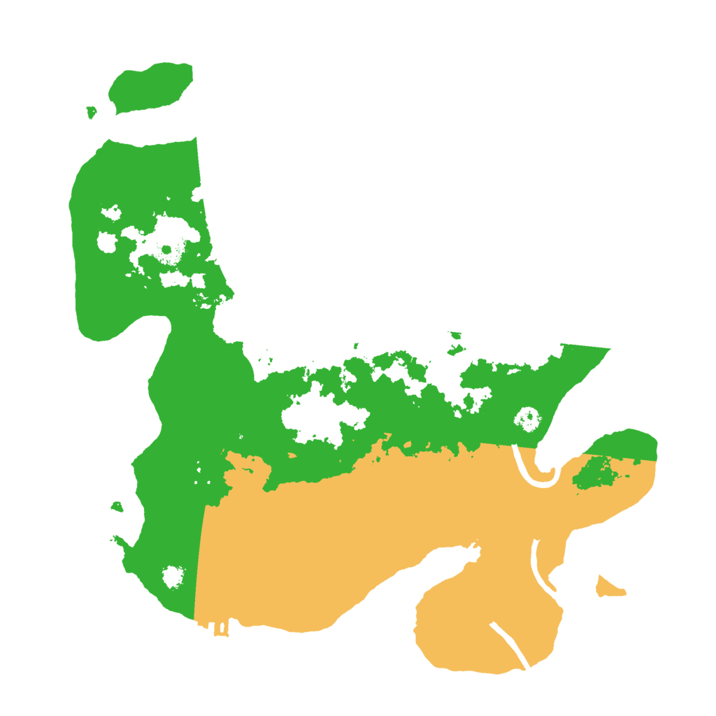 Biome Rust Map: Procedural Map, Size: 3000, Seed: 38878469