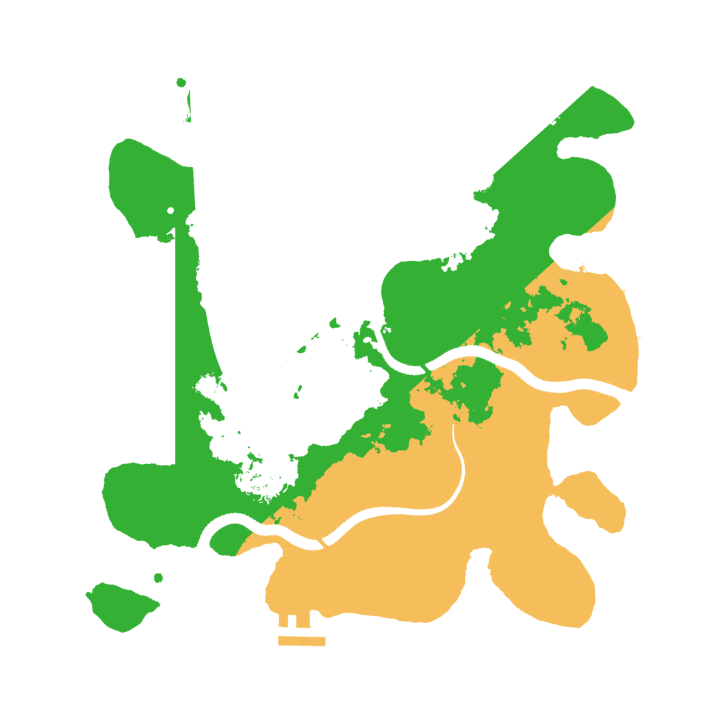 Biome Rust Map: Procedural Map, Size: 3000, Seed: 1589033341