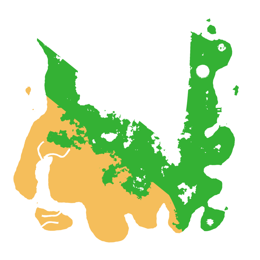 Biome Rust Map: Procedural Map, Size: 3500, Seed: 35765616