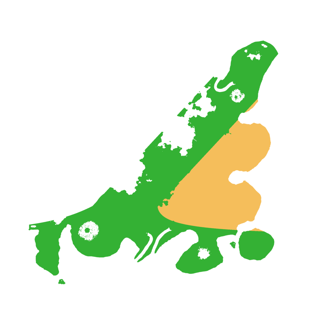 Biome Rust Map: Procedural Map, Size: 2500, Seed: 764564