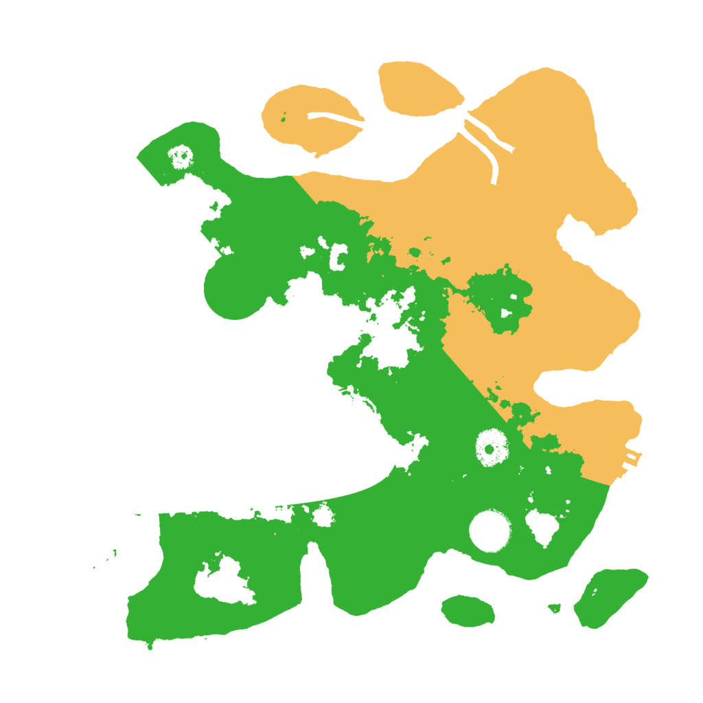 Biome Rust Map: Procedural Map, Size: 3000, Seed: 44376676