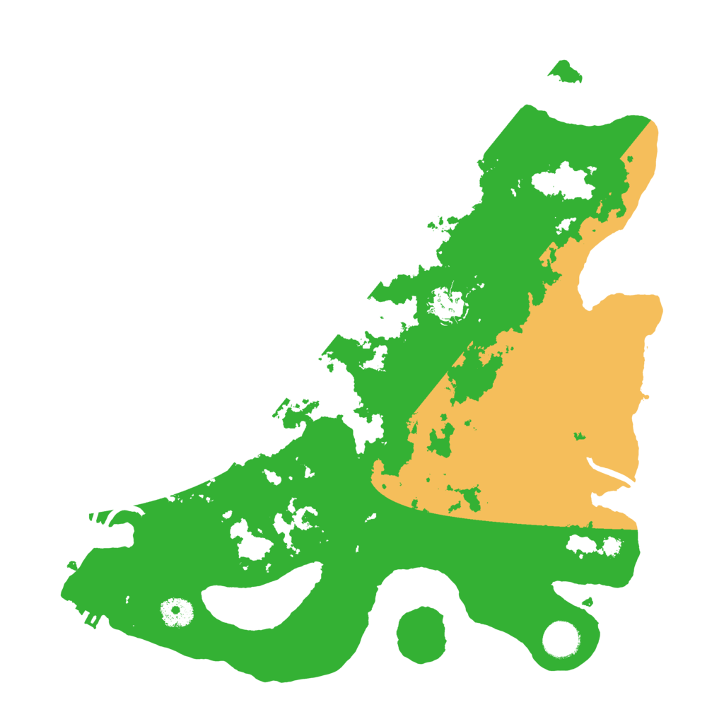 Biome Rust Map: Procedural Map, Size: 3500, Seed: 44094208