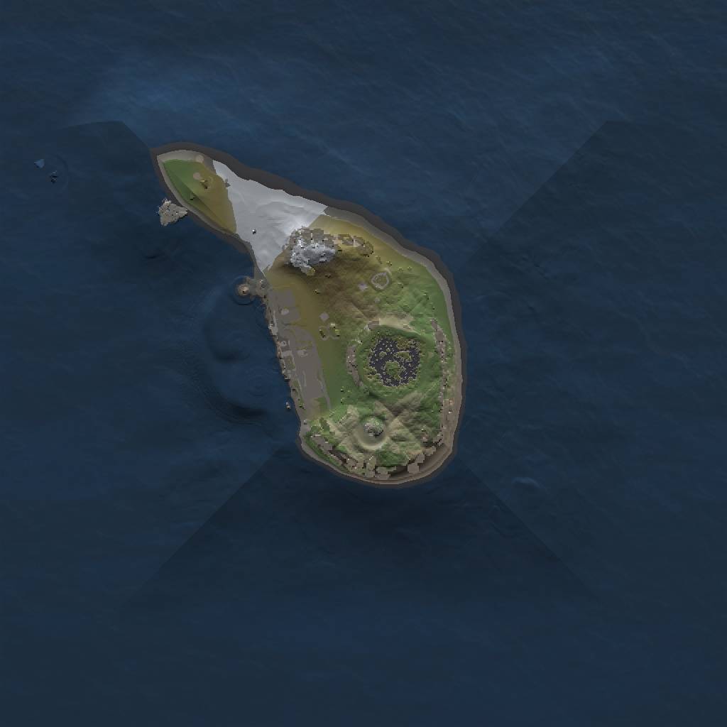 Rust Map: Procedural Map, Size: 1400, Seed: 940881374, 4 Monuments