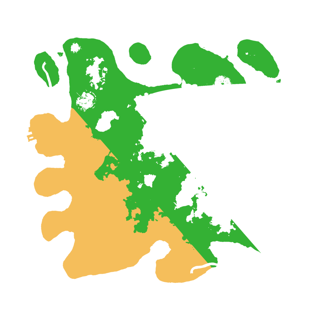 Biome Rust Map: Procedural Map, Size: 3000, Seed: 2000741868