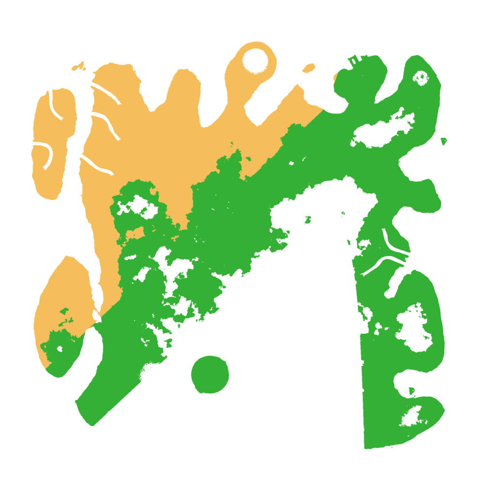 Biome Rust Map: Procedural Map, Size: 3500, Seed: 2054840462