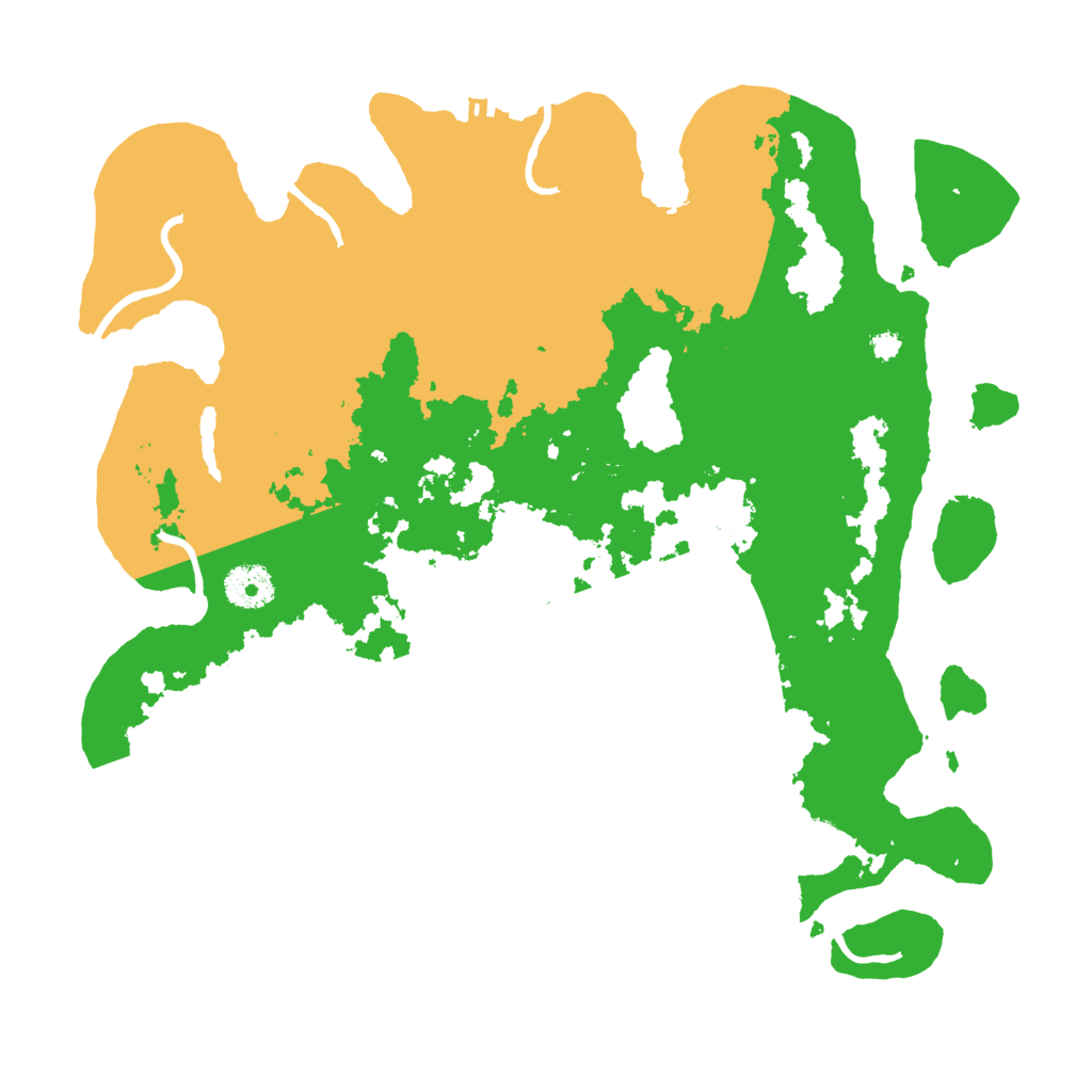 Biome Rust Map: Procedural Map, Size: 3500, Seed: 93450145