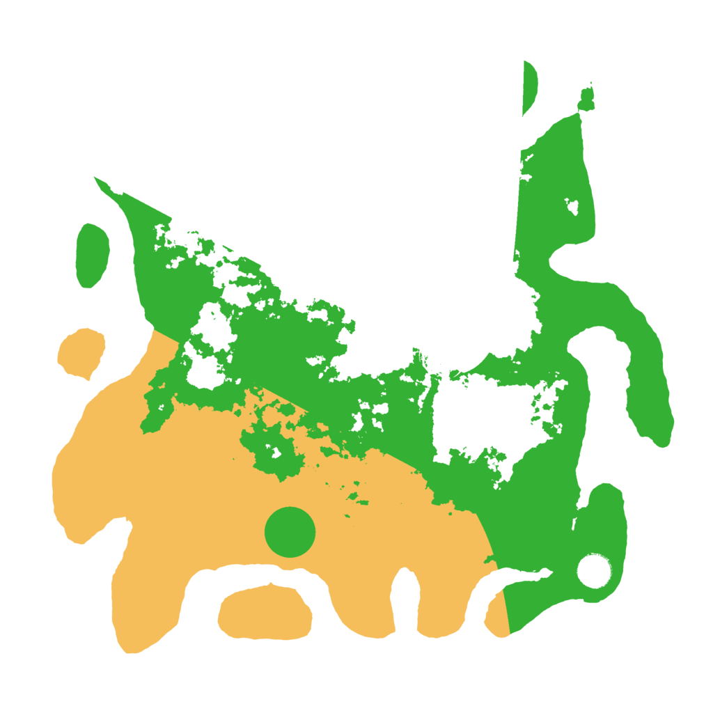 Biome Rust Map: Barren, Size: 3700, Seed: 315164