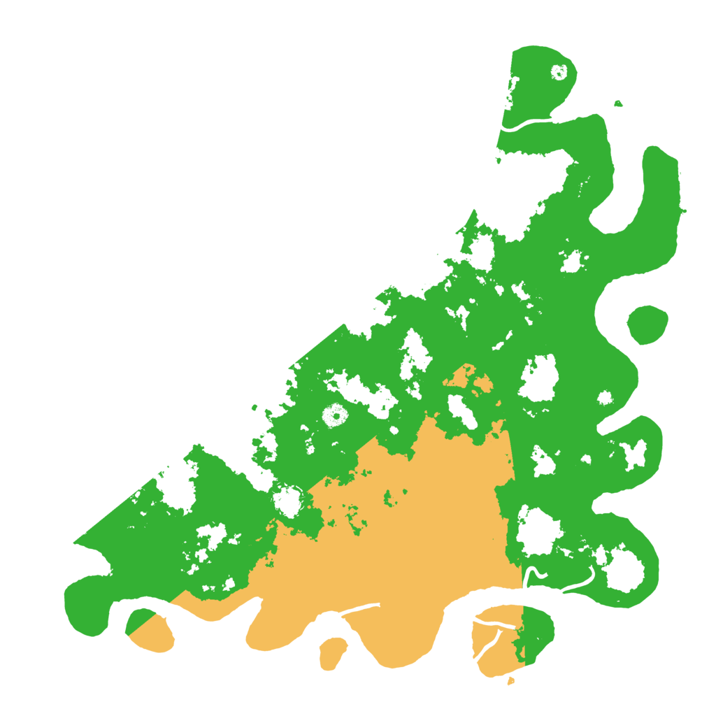 Biome Rust Map: Procedural Map, Size: 4500, Seed: 249917