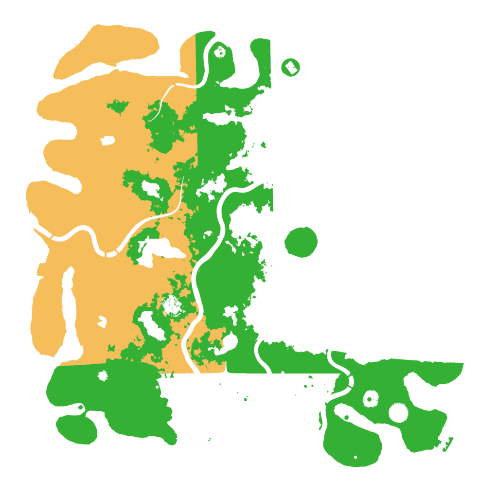 Biome Rust Map: Procedural Map, Size: 4500, Seed: 18119392