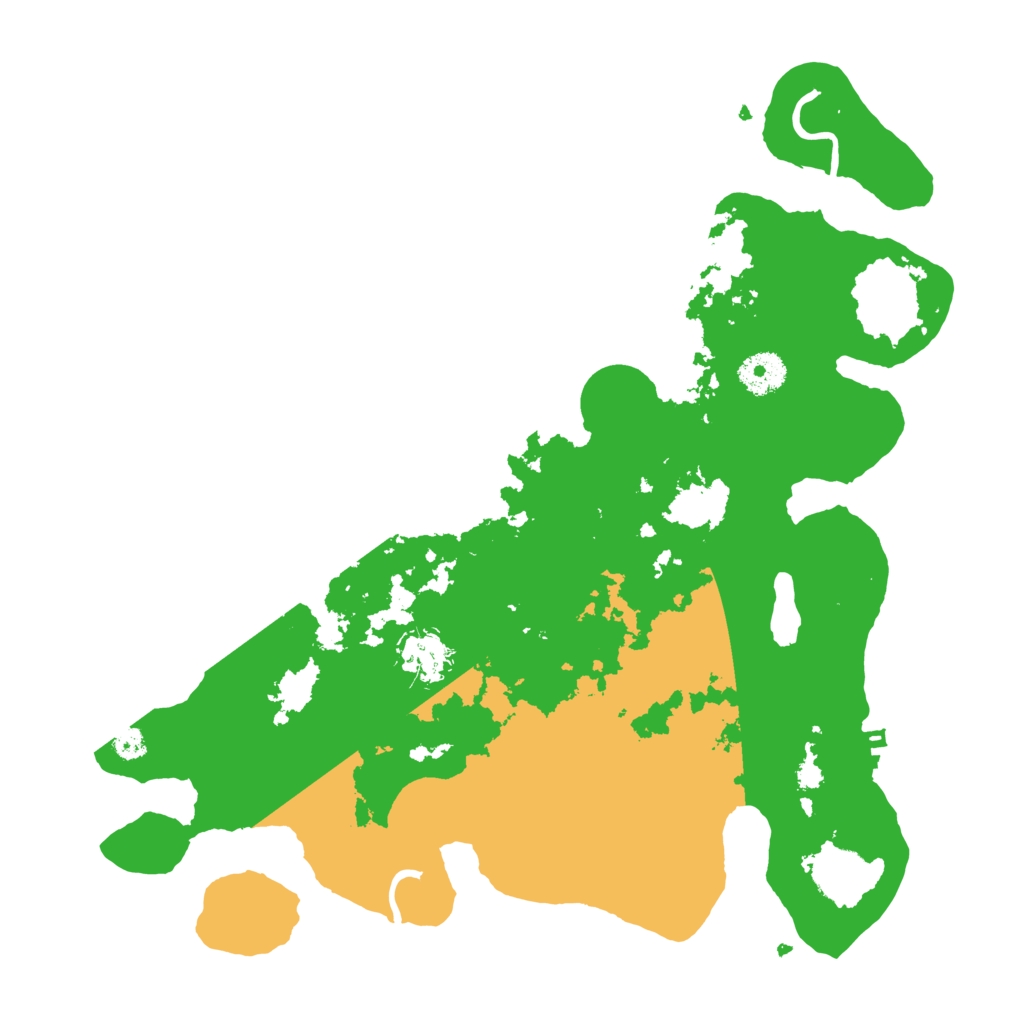 Biome Rust Map: Procedural Map, Size: 3500, Seed: 74685719