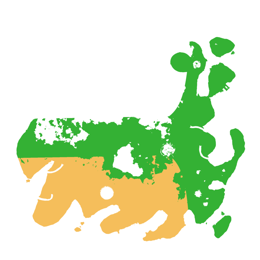 Biome Rust Map: Procedural Map, Size: 3500, Seed: 1817311450