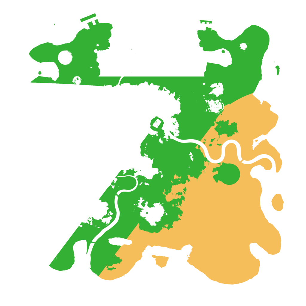 Biome Rust Map: Procedural Map, Size: 3800, Seed: 8371883