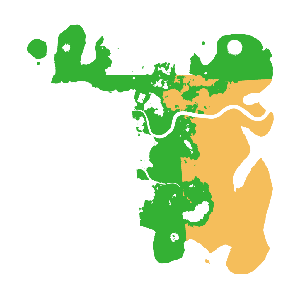 Biome Rust Map: Procedural Map, Size: 3500, Seed: 42170974