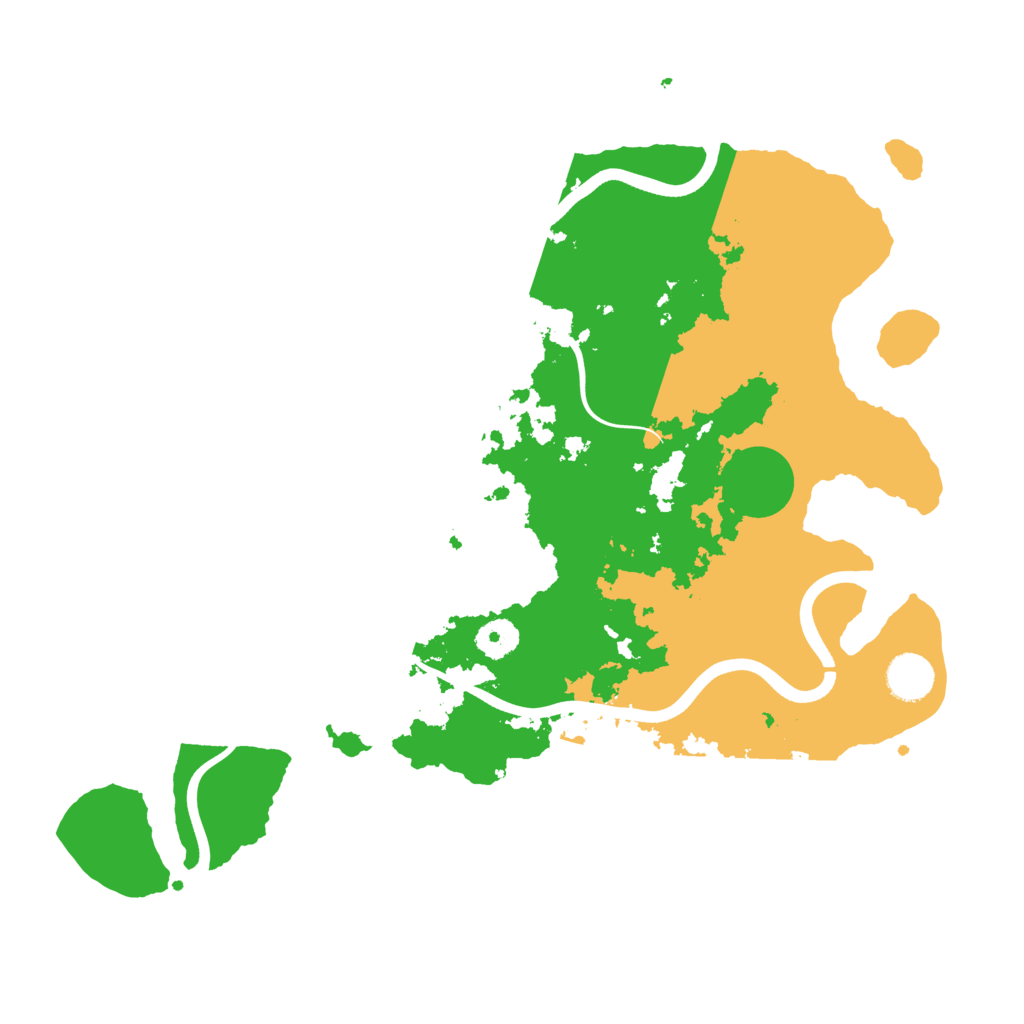Biome Rust Map: Procedural Map, Size: 3800, Seed: 609920