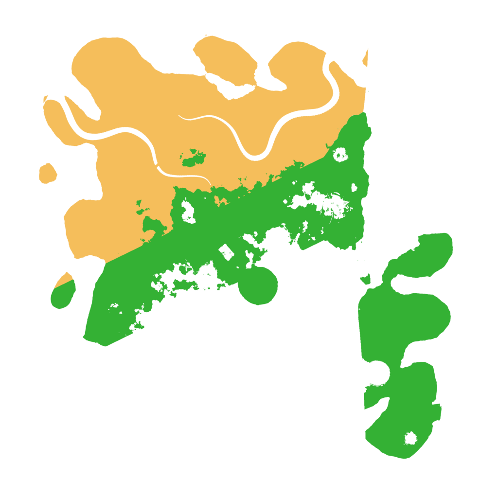 Biome Rust Map: Procedural Map, Size: 3500, Seed: 447575109