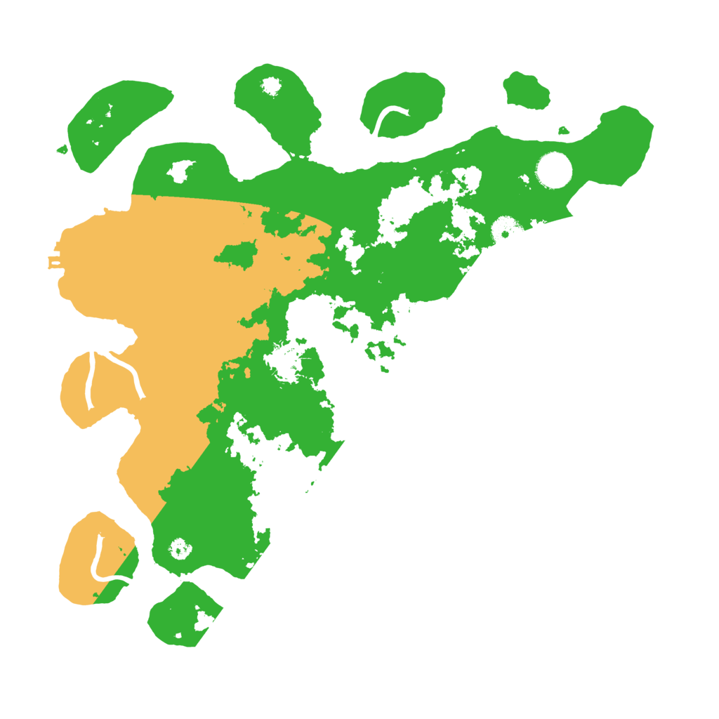 Biome Rust Map: Procedural Map, Size: 3500, Seed: 452995854