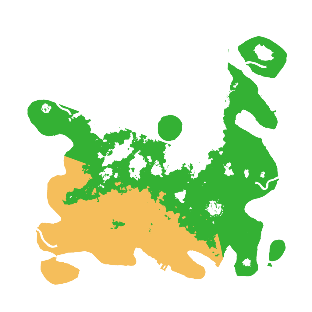 Biome Rust Map: Procedural Map, Size: 3500, Seed: 50341206