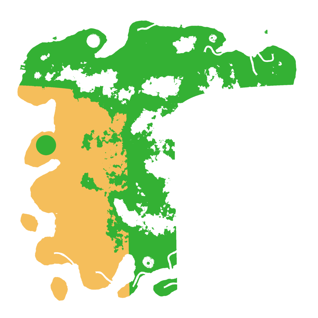 Biome Rust Map: Procedural Map, Size: 4200, Seed: 381208603