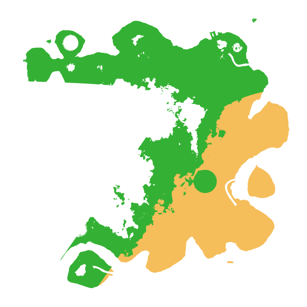 Biome Rust Map: Procedural Map, Size: 3500, Seed: 612368514