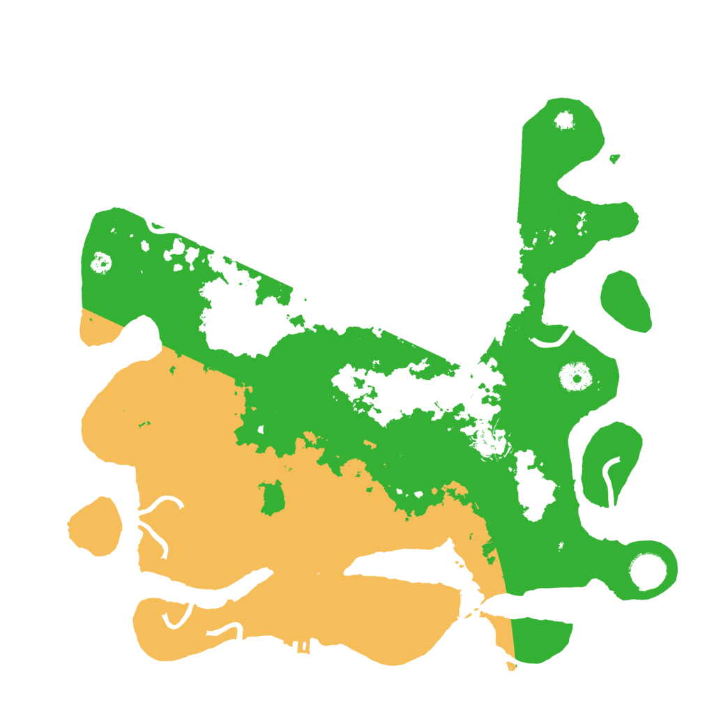 Biome Rust Map: Procedural Map, Size: 3500, Seed: 67658484