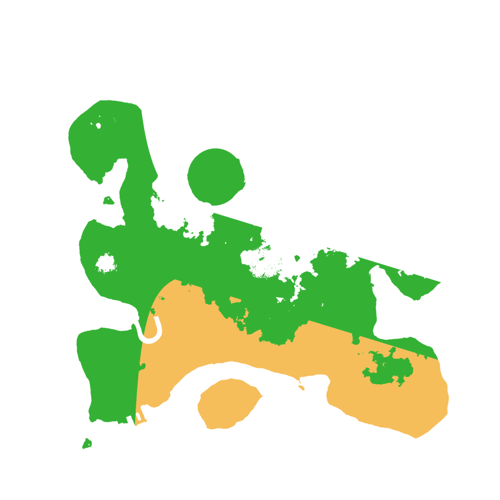 Biome Rust Map: Procedural Map, Size: 2419, Seed: 13825