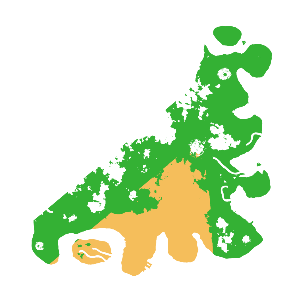 Biome Rust Map: Procedural Map, Size: 3500, Seed: 2089334919