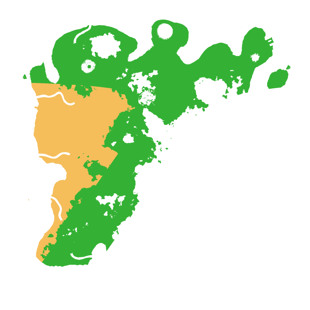 Biome Rust Map: Procedural Map, Size: 3500, Seed: 535888057