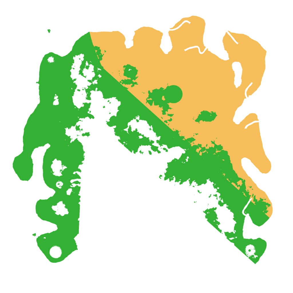 Biome Rust Map: Procedural Map, Size: 4300, Seed: 834291336