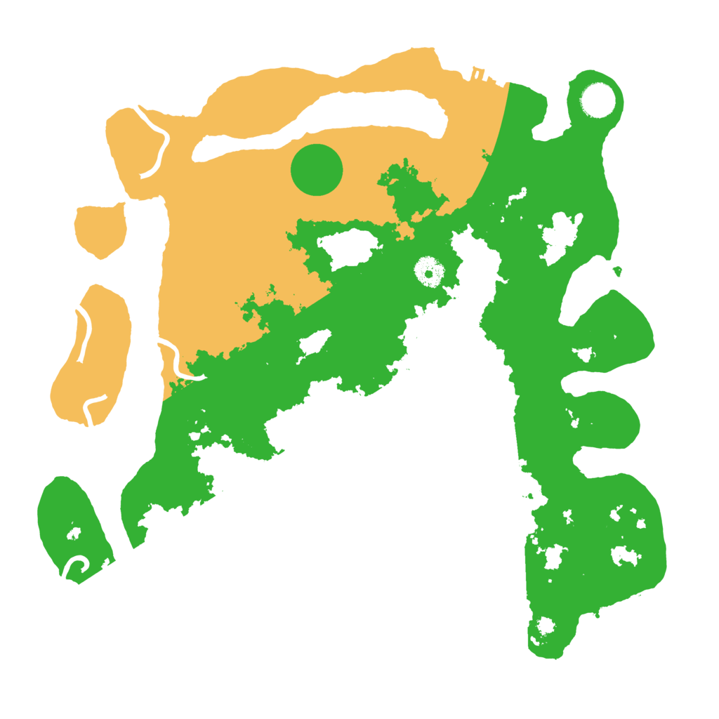 Biome Rust Map: Procedural Map, Size: 3650, Seed: 1454521644