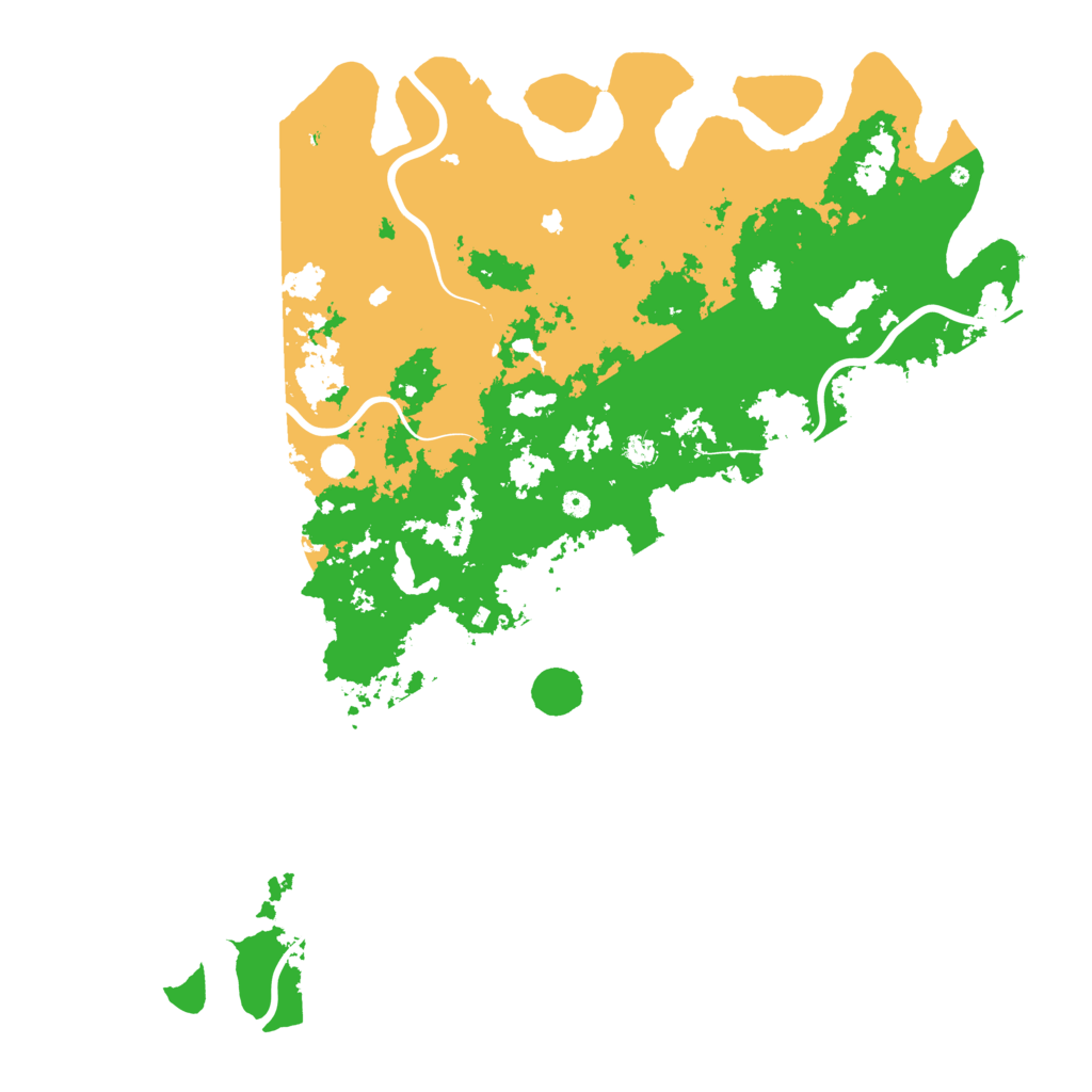 Biome Rust Map: Procedural Map, Size: 6000, Seed: 22228