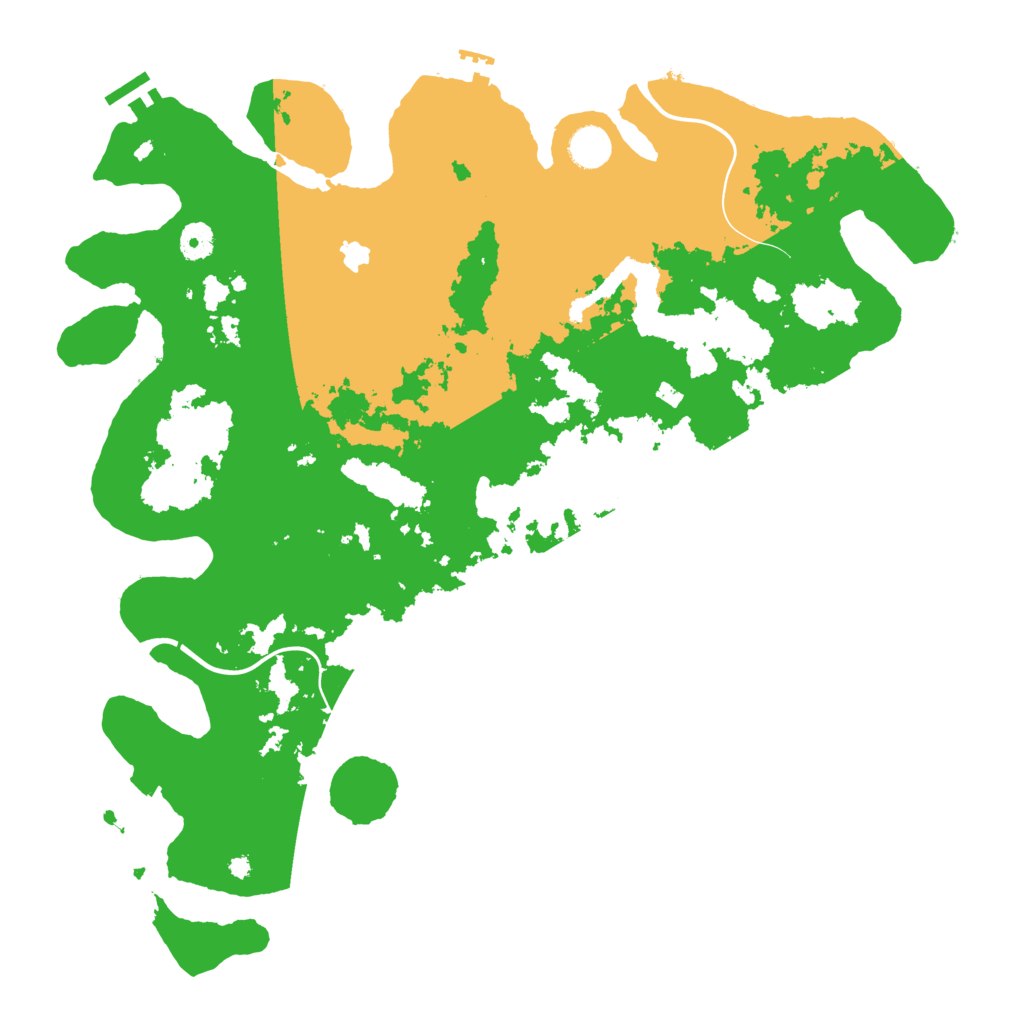 Biome Rust Map: Procedural Map, Size: 4250, Seed: 628685