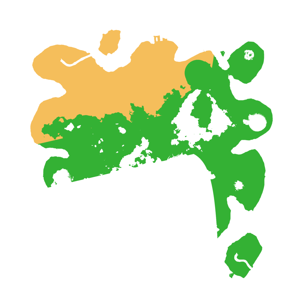 Biome Rust Map: Procedural Map, Size: 3000, Seed: 530417319