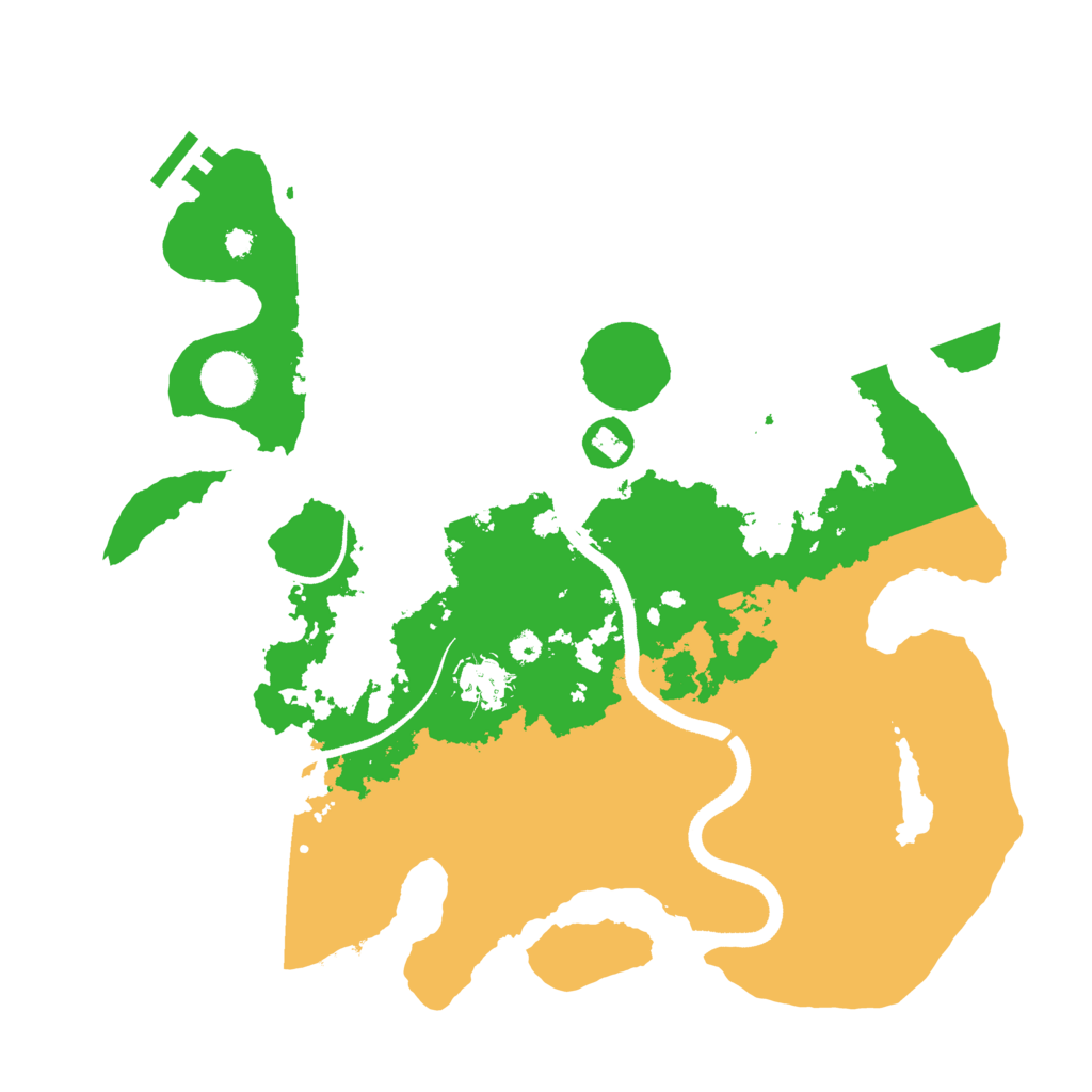 Biome Rust Map: Procedural Map, Size: 3500, Seed: 31467341